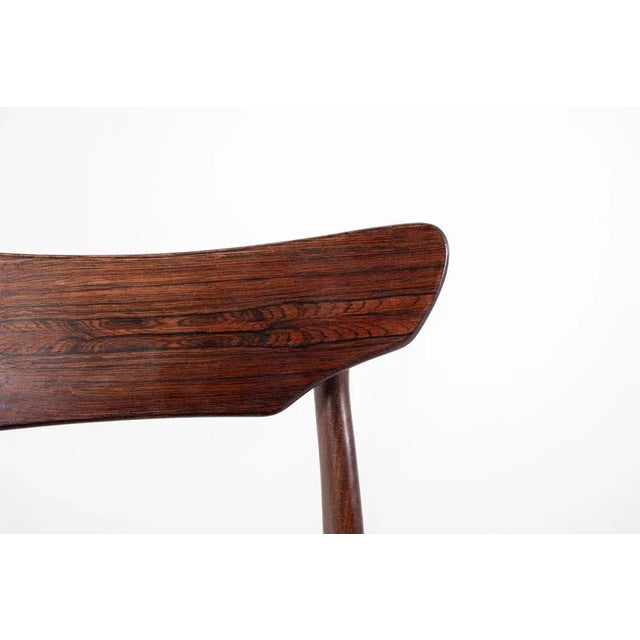 Mid-Century Chairs and Extendable Dining Table in Rosewood by Schiønning & Elgaard for Randers Møbelfabrik, Denmark, 1960s, Set of 7 For Sale - Image 16 of 18