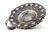 Metal Silver Fruit Bowl with Floral Motifs For Sale - Image 7 of 11