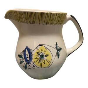 Vintage Stavangerflint Norway Flamingo "Bambus" Milk Jug Pitcher - Designed by Inger Waage