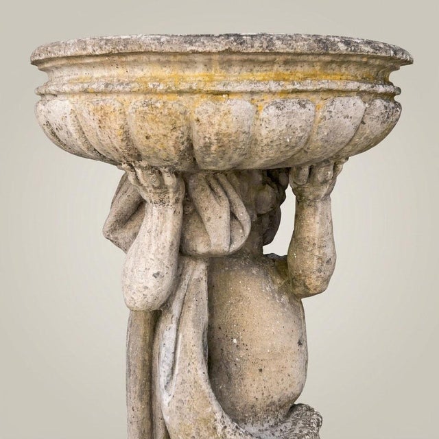 Garden Fountain Basin, 1920s For Sale - Image 13 of 16