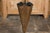 Brass English 1920-1930 Brass Umbrella Stand with Raised Motifs and Tripartite Base For Sale - Image 8 of 11