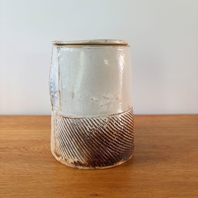 Large Lidded Vase or Pot by Petri Voet, 1990s For Sale - Image 13 of 13