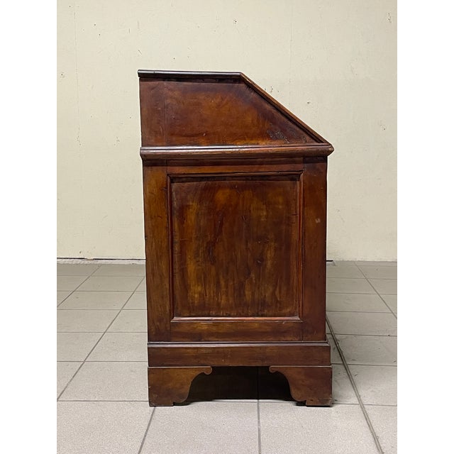 Brown Antique 18th Century Italian Ribalta For Sale - Image 8 of 18