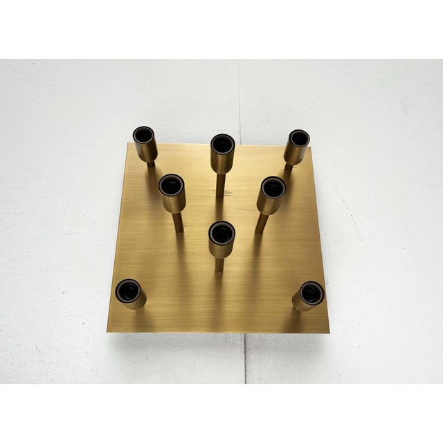 Vintage German Brass Ceiling Lamp from Sölken, 1970s For Sale - Image 16 of 18