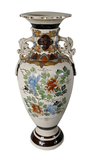 Porcelain Baluster Vase, Japan, 1920s