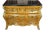 French Mid 20th Century Louis XV Style Gilt-Mounted Bombe Commode With Marble Top For Sale - Image 3 of 6