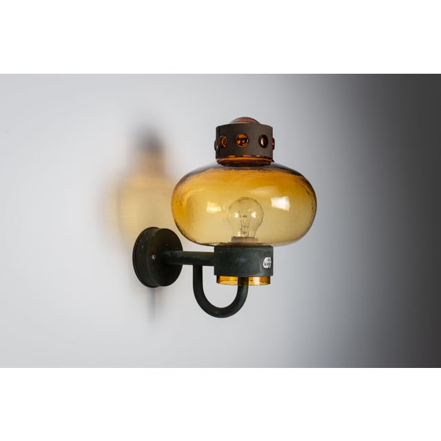 Metal Vintage Brass Wall Lamps, 1960s, Set of 2 For Sale - Image 7 of 15