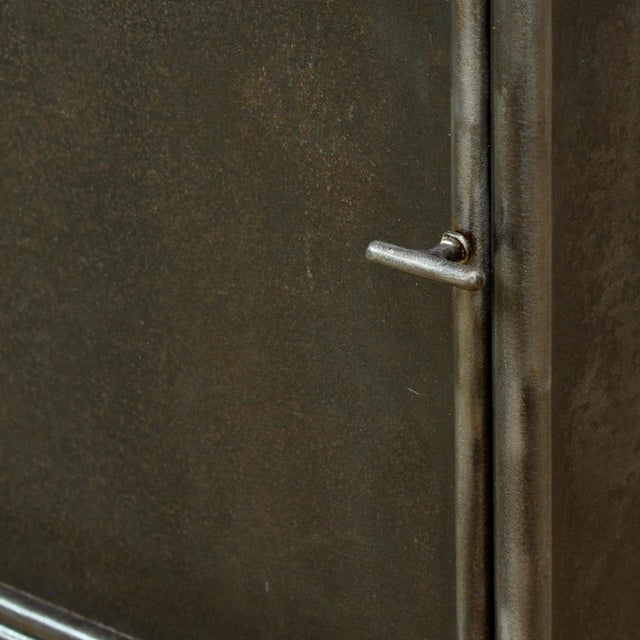 Vintage Iron Nightstands, 1910, Set of 2 For Sale - Image 9 of 13