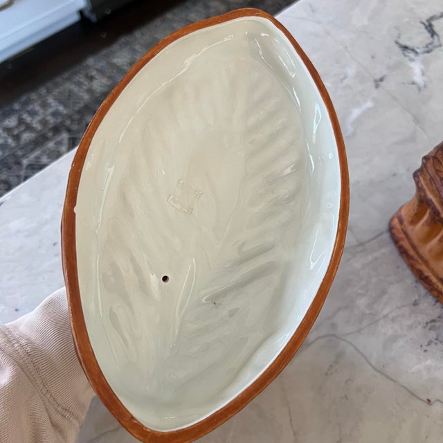 Antique Pillivuyt Tureen Pie Dish With Pheasant Lid "Trompe L'oeil" For Sale In San Francisco - Image 6 of 12