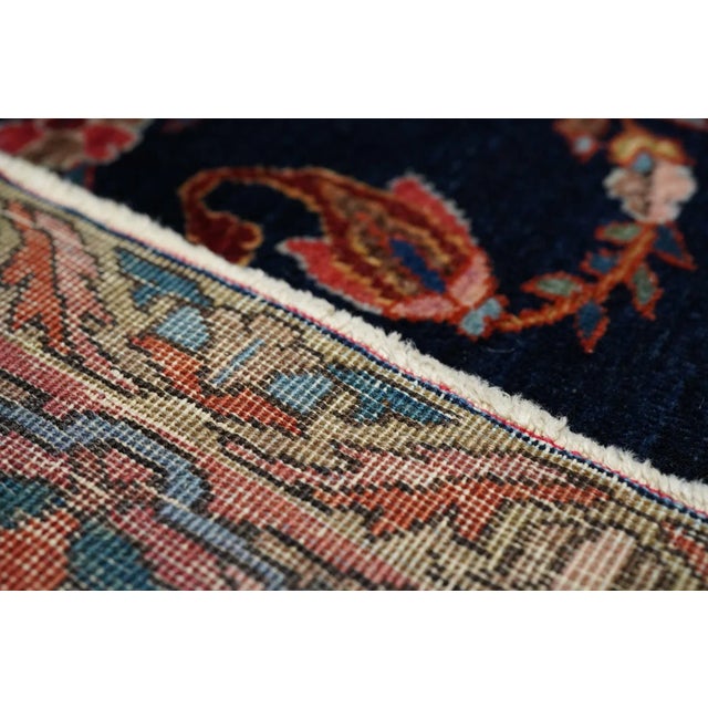 Antique Mohajeran Sarouk Rug 4'4'' x 6'4'' For Sale - Image 9 of 9