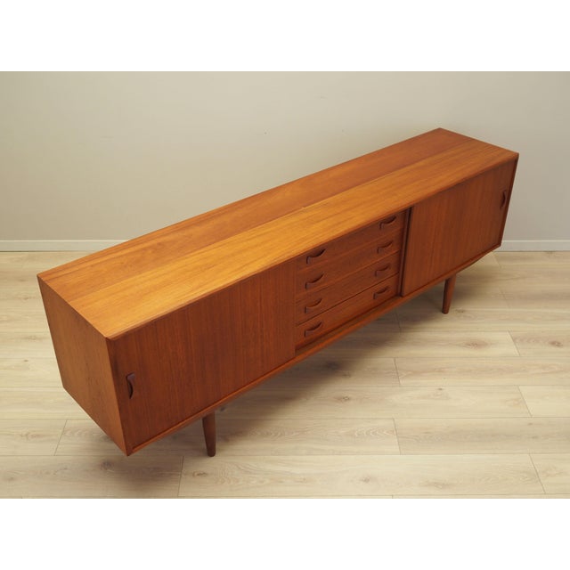 Brown Danish Teak Sideboard from Clausen & Søn, 1960s For Sale - Image 8 of 18