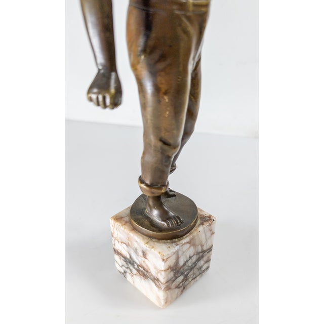 19th Century French Bronze of a Miner by Raphael Hubert For Sale - Image 9 of 12