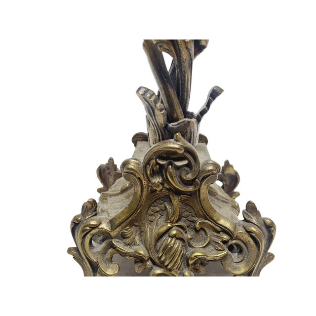 Rococco Bronze Bowl on Stand, France, 1890s For Sale - Image 4 of 18