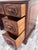 Wood VTG Davis Cabinet Co Lillian Russell Style Black Walnut Executive Writing Desk For Sale - Image 7 of 13
