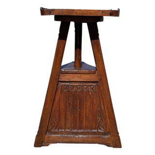Gothic Style Sculptors Stand For Sale