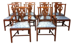 Vintage Dining Chairs, Henkel Harris Furniture, Set of Ten