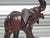 Animal Skin Asian Leather Elephant Figurine, 1960s For Sale - Image 7 of 15