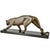 1930s Irenee Rochard, Art Deco Sculpture of a Panther, 1930, Bronze on Marble Base For Sale - Image 5 of 12