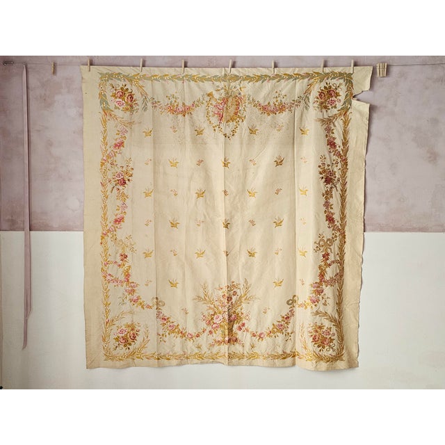 French Silk Brocade Panel, 1800s For Sale - Image 14 of 14