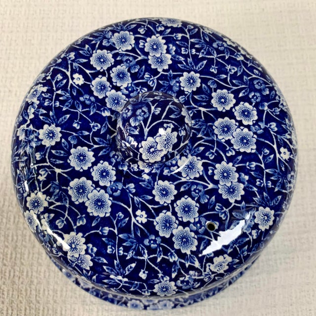 Royal Crownford 1960s Crownford Staffordshire Calico Domed Round Cheese Plate For Sale - Image 4 of 8