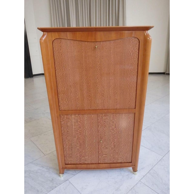 Bar Cabinet in Birch with Veneered Doors, Paris, 1940s For Sale - Image 16 of 16