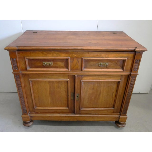 Antique Elm Sideboard, Early 1900s For Sale - Image 15 of 17