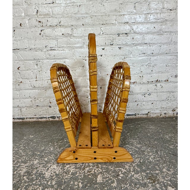 Mid 20th Century Mid 20th Century Snowshoe Magazine Rack For Sale - Image 5 of 9