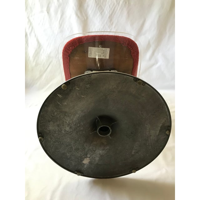 Red Mid-Century Modern Lucite Chairs - a Pair For Sale - Image 8 of 13