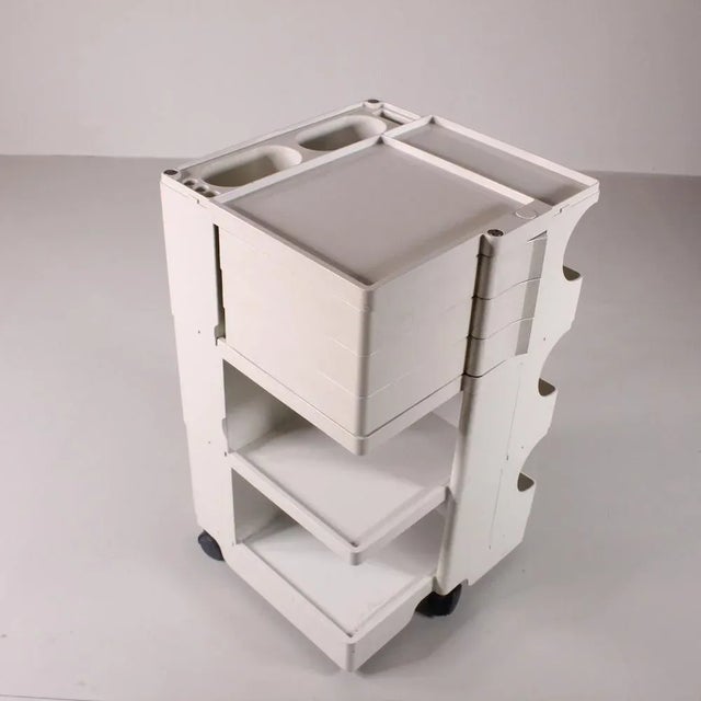 Bieffeplast White Boby Cart by Joe Colombo for Bieffeplast For Sale - Image 4 of 9