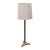 Mid-Century Modern Mahogany & Brass Floor Lamp, Italy, 1960s For Sale - Image 6 of 6