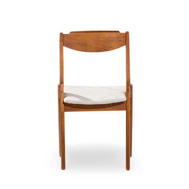 Mid 20th Century Barney Flagg for Drexel Parallel Mid Century Walnut Dining Chairs - Set of 4 For Sale - Image 5 of 10