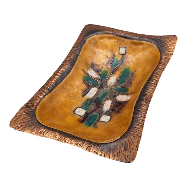 MOS26Mid-Century Brutalist Style Trinket Tray For Sale