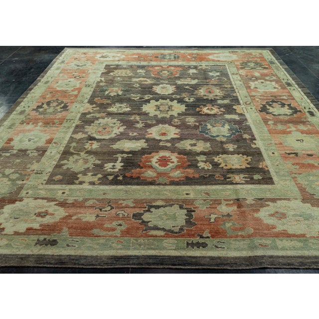 Turkish Oushak Old Wool Rug 9'3" x 11'9" #30140 Explore a curated collection of hallway runners, wool rugs, and handmade...