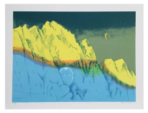 Clarence Holbrook Carter Serigraph - Pilgrimage #4