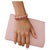 Bochic “Capri” Vintage Multi Ruby & Topaz Bracelet Set In 18K Gold & Silver For Sale - Image 9 of 9
