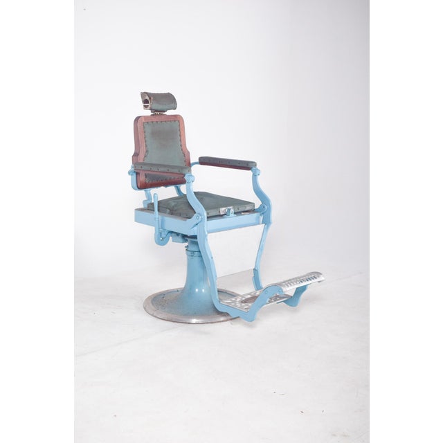 Mid-Century Modern Mid-Century Portuguese Barber Chair, 1950s For Sale - Image 3 of 15