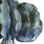 Metal Ruffle Up Blue Green Table Lamp For Sale - Image 7 of 7