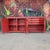 Chinoiserie Baker Chinoiserie Mid Century Red Lacquer Buffet For Sale - Image 3 of 12