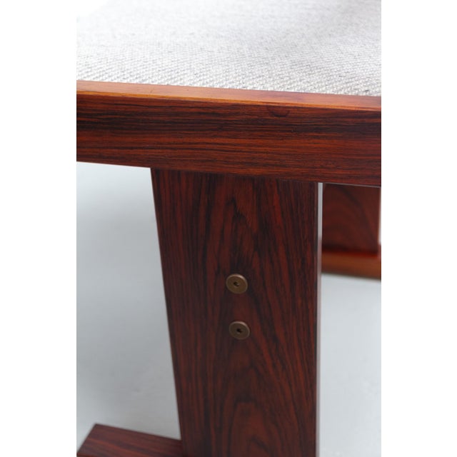 Brown Danish Brutalist Rosewood Dining Chairs from Gangsø Møbler, 1970s, Set of 6 For Sale - Image 8 of 18