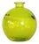 Mediterranean Style Spanish Handblown Green Recycled Glass Bottle For Sale