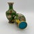 Late 20th Century Vintage Cloisonné Bud Vases - a Pair For Sale - Image 5 of 8