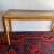 Wood 1970s Vintage Console Table Wood & Tinted Glass For Sale - Image 7 of 8