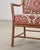 Wood Set of Four McGuire Spindle-Back Rattan Ikat Dining Armchairs For Sale - Image 7 of 18