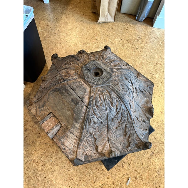 Antique Carved Wooden Architectural Element For Sale - Image 9 of 11