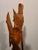 Copper 1950s Signed K. Dana (Mas, Bali) Elongated Art Deco Two-Piece Hardwood Sculpture For Sale - Image 8 of 12