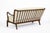 Danish Modern Solid Walnut Spindle Back Sofa in Schumacher Fabric, Circa 1960 For Sale In Detroit - Image 6 of 18