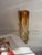 Brutalist Art Glass Amber Liekki Vase by Eino Wänni for Kumela, Finland, 1970s For Sale - Image 11 of 13