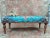 Details SIZE: 18X18X48 Inches ( with legs ) - 45x45x120 cm TYPE: Handmade Ottoman Bench CONDITION: is good. CONSTRUCT: It...