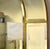 1970s Venetian Arch Shaped Beveled Glass Brass Wall Mirror Hollywood Regency For Sale - Image 11 of 14