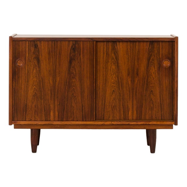 Small Danish Rosewood Sideboard attributed to Hundevad, 1960s For Sale